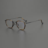 Oda Premium Series Vintage Glasses Frame Oval Frames Southood Leopard Black